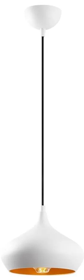 Lampada a sospensione con cavo DODO 1xE27/40W/230V bianco