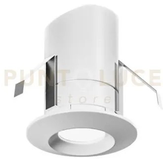 Ges2060c- faretto da incasso bianco ip44  a led 3000k 179lm 2,1w