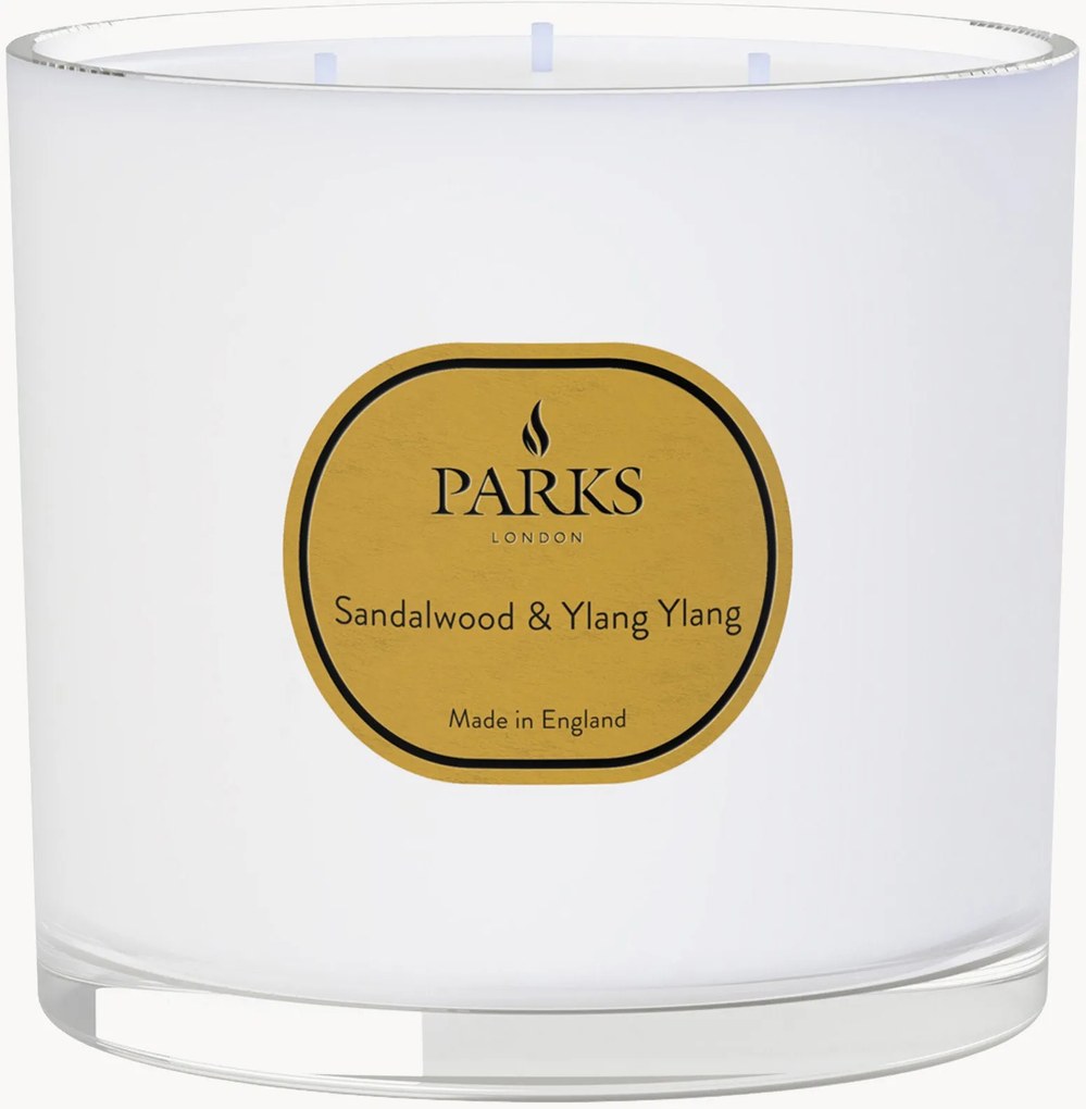 Candela profumata a tre stoppini Vintage Aromatherapy (legno di sandalo & Ylang Ylang)