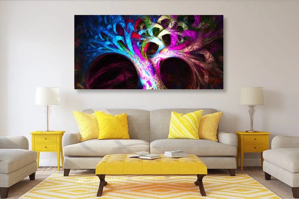 Quadro su tela – Albero misterioso astratto