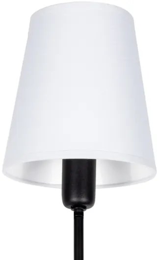 Lampada da parete MADELA 1xE14/40W/230V bianco/nero