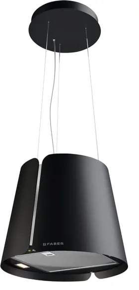 Cappa ad isola BEAT BK MATT F45 FABER nero L 43 cm