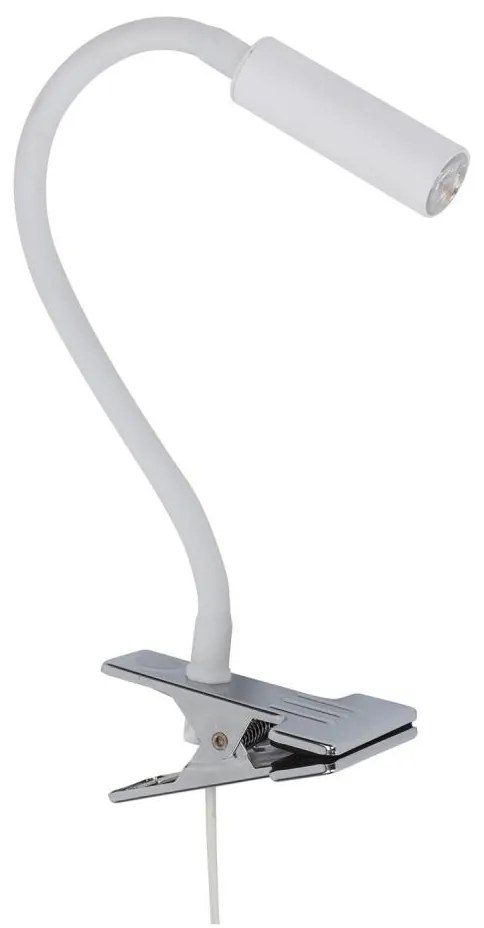 Lampada con morsetto LAGOS 1xG9/3W/230V bianco
