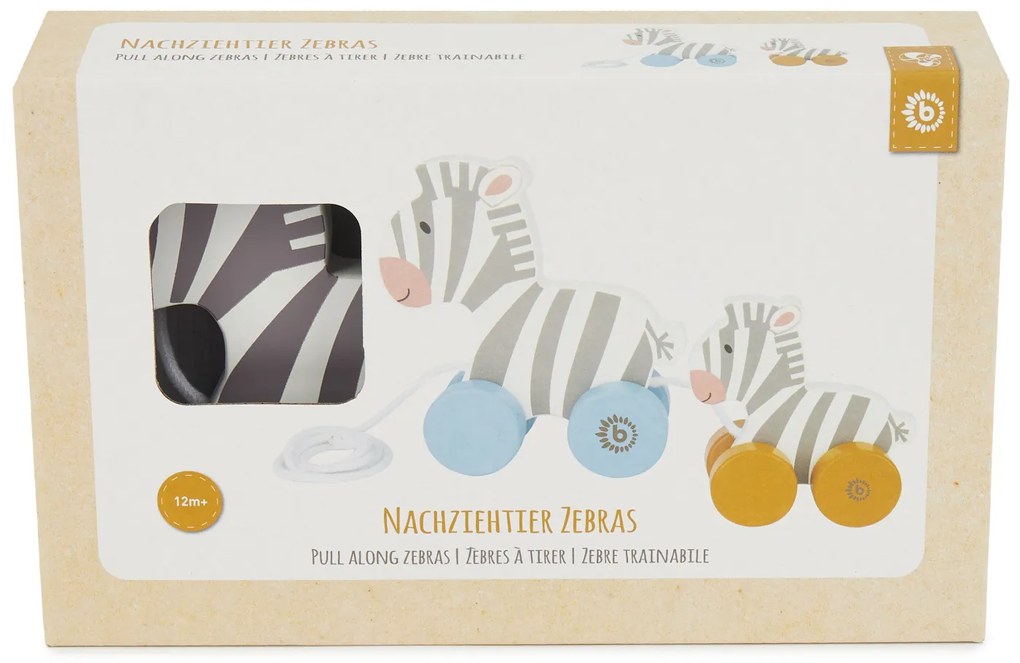 Bieco - Giocattolo da trainare - zebre