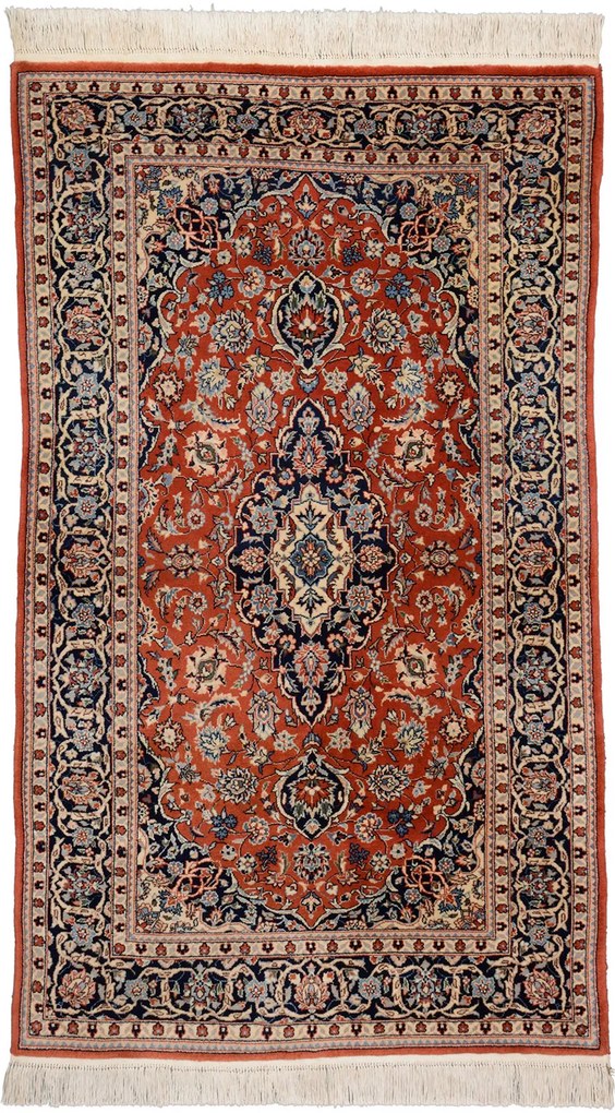 Kashan Tappeto orientale 160 x 90 Rosso (Cina) Annodato A Mano