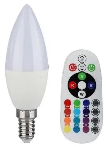 Lampadina LED RGB dimmerabile E14/3,5W/230V 6400K + TC
