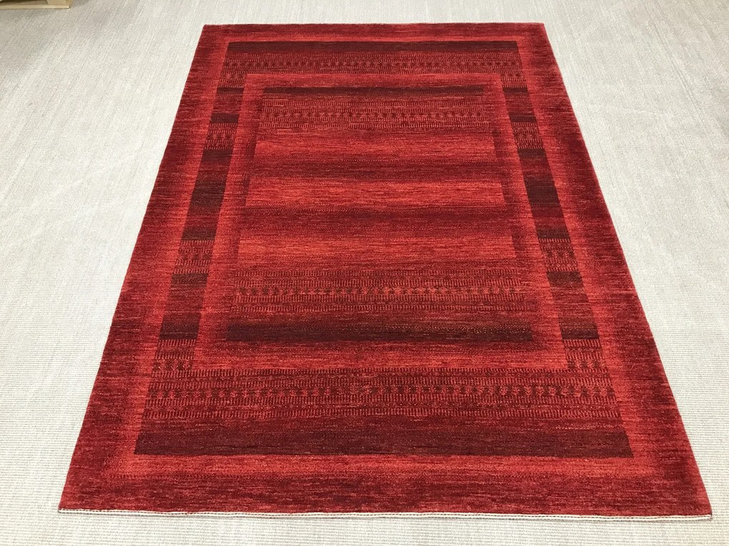 Loribaft Tappeto 250x180 Rosso (Iran) Annodato A Mano