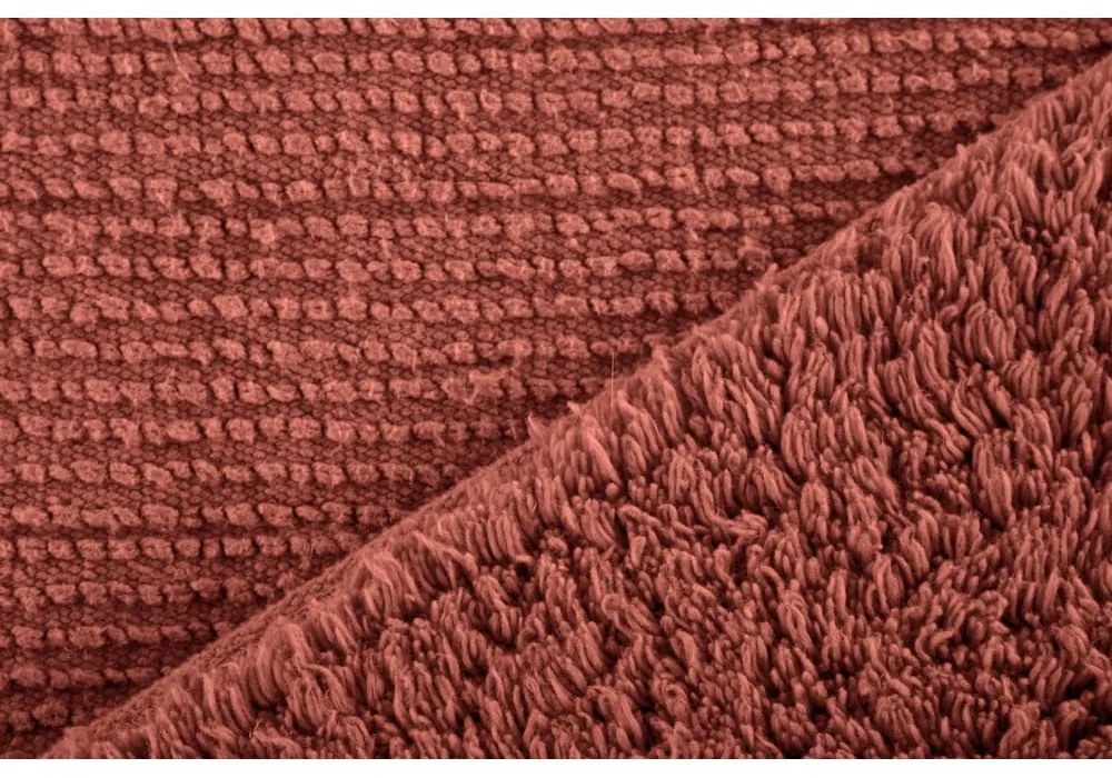 Tappeto da bagno color mattone 60x60 cm Riva - Tiseco Home Studio