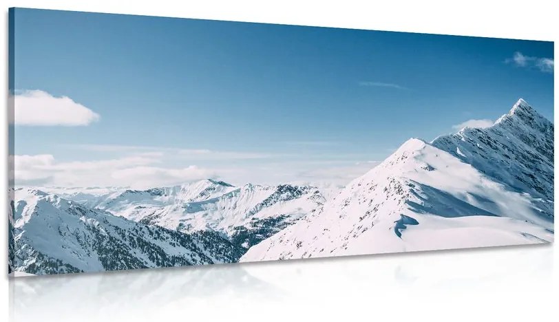 Stampa su tela – Catena montuosa innevata