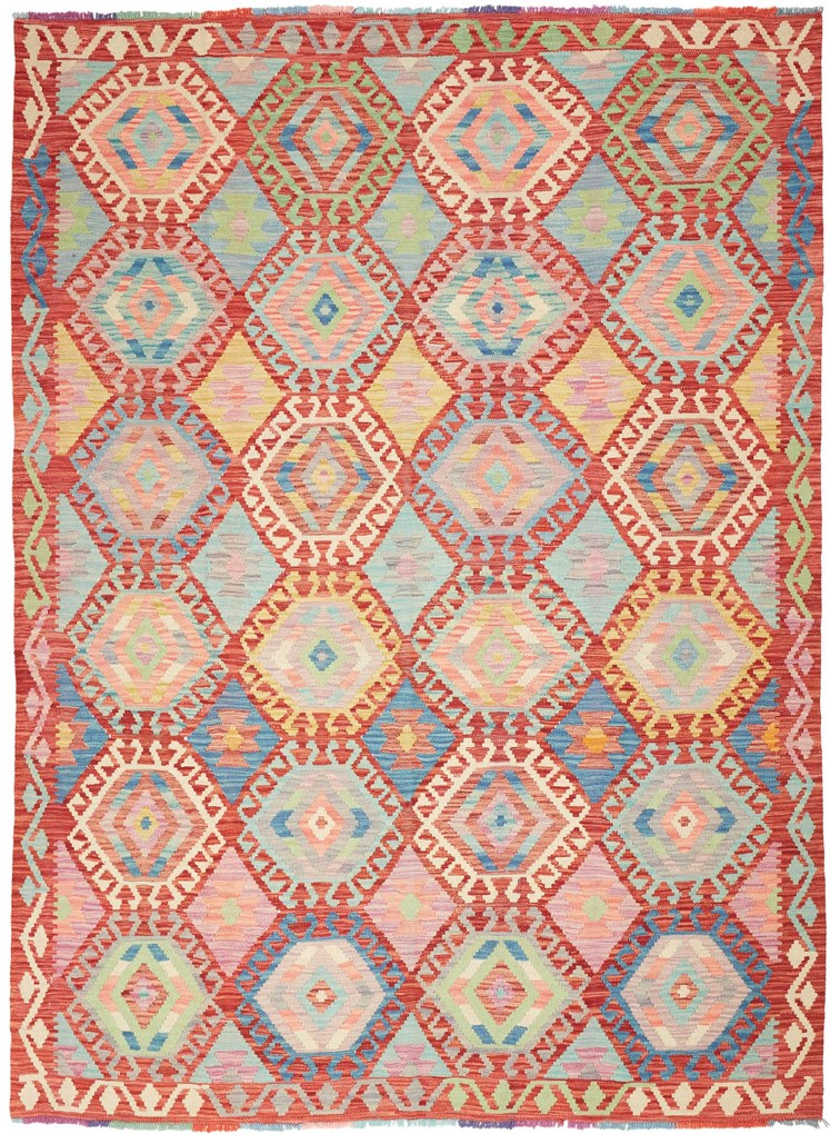 Kilim Tappeto 180x240 (Pakistan) Tessuto A Mano