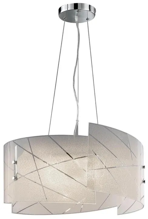 Lampadario Neoclassico Sandrina  3x E27 Ø50cm TRIO LIGHTING INTER