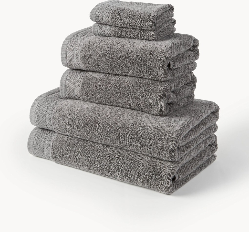 Set di asciugamani in cotone organico Premium, varie misure