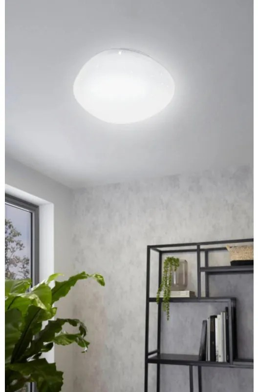 Plafoniera LED Silera Ø 43 cm bianco IP20 bianco caldo, 2700 lumen EGLO