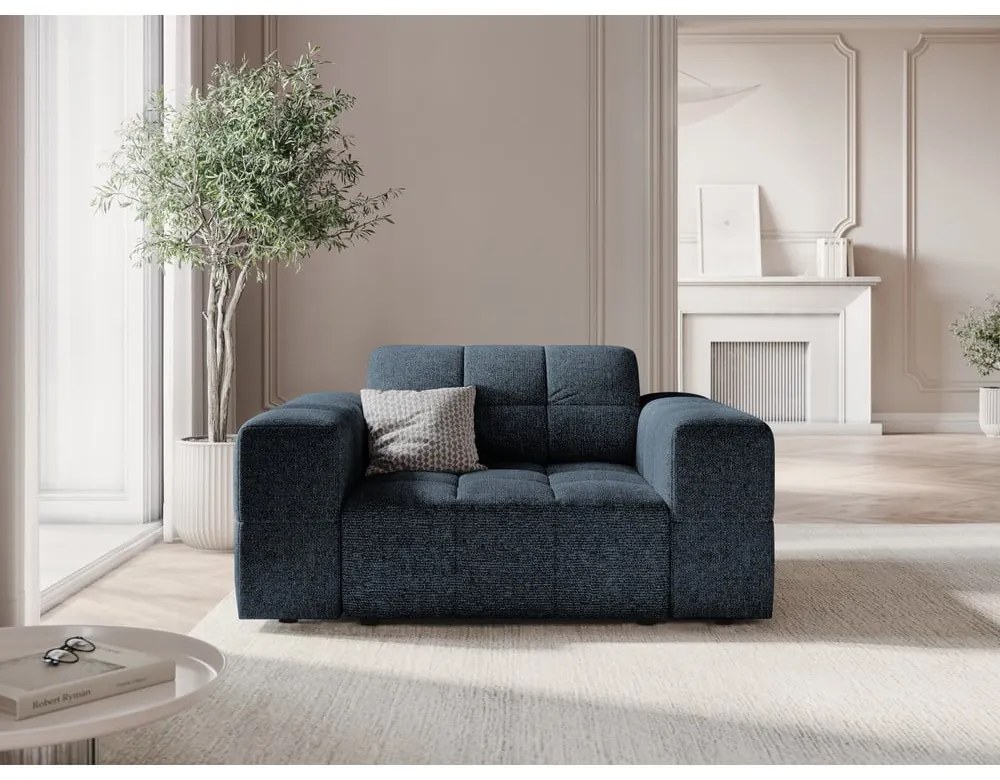 Poltrona blu Chicago - Cosmopolitan Design