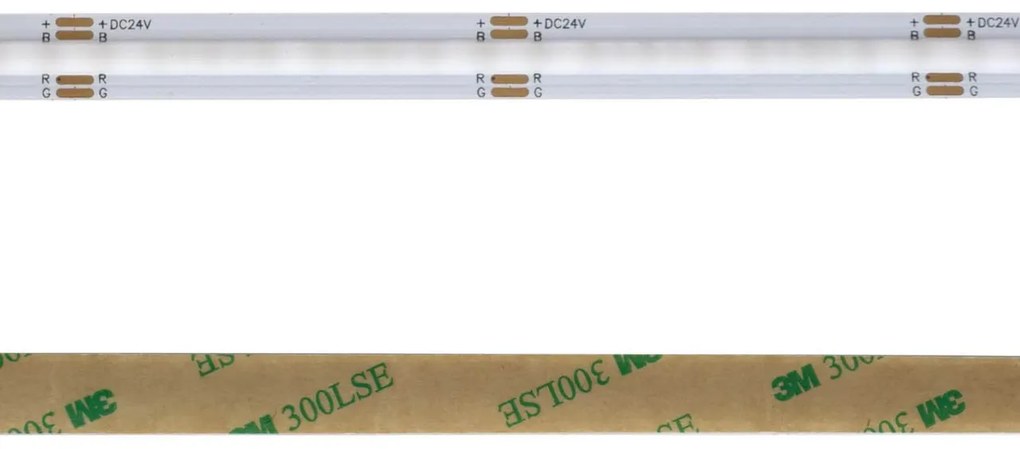 Striscia LED COB RGB 14.5W/m 24VDC IP20 5m Professional Colore RGB