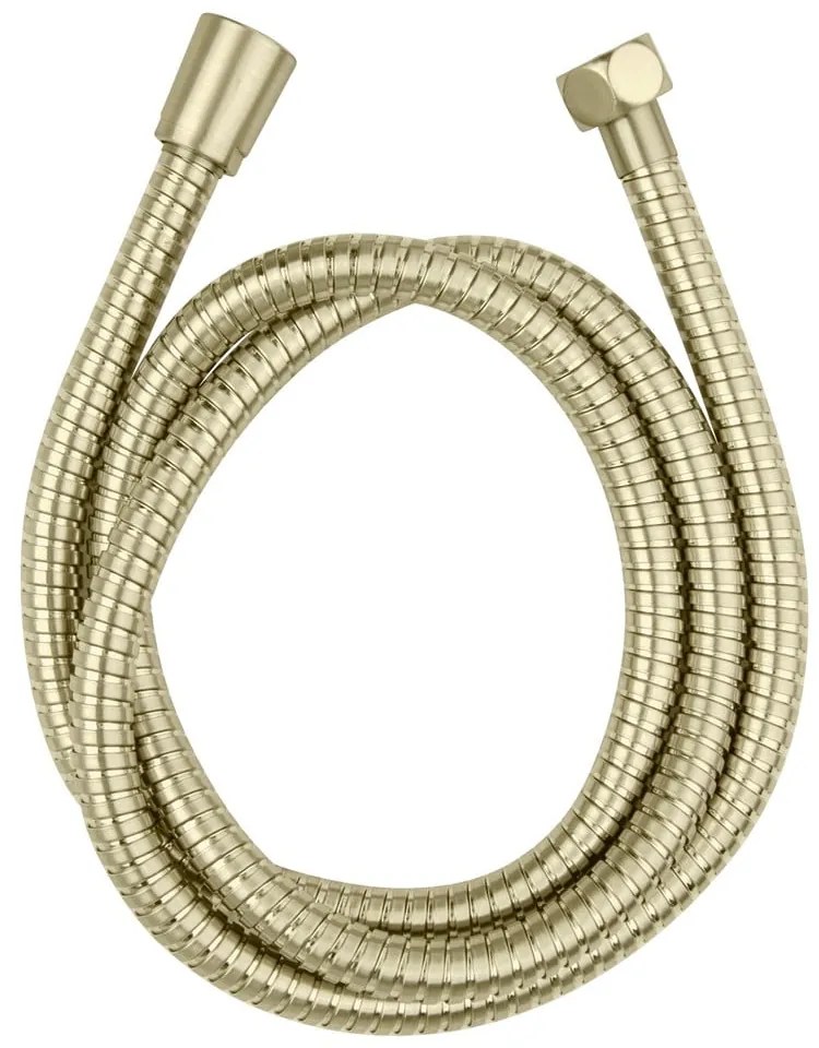 Tubo doccia oro opaco in acciaio inox 150 cm Brass – Wenko