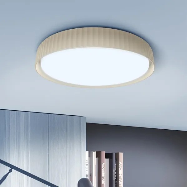 Brilagi - Plafoniera dimmerabile a LED LUCIA LED/60W/230V Ø 59 cm beige + telecomando incluso