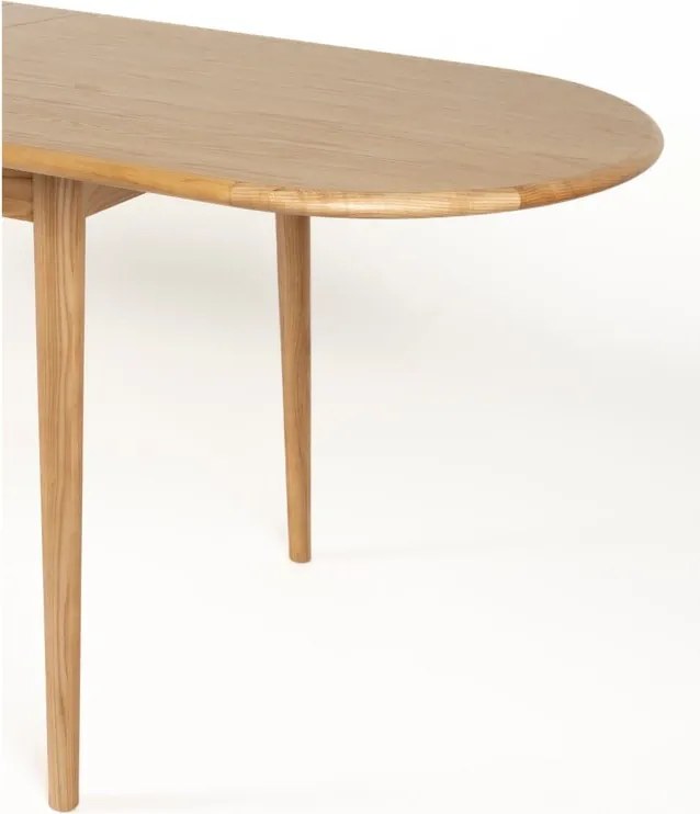 Tavolo da pranzo con piano effetto rovere allungabile con estensione 90x180 cm Twist – Zuiver