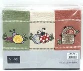 Set 3 pz Strofinacci in Cotone Vingi Susy