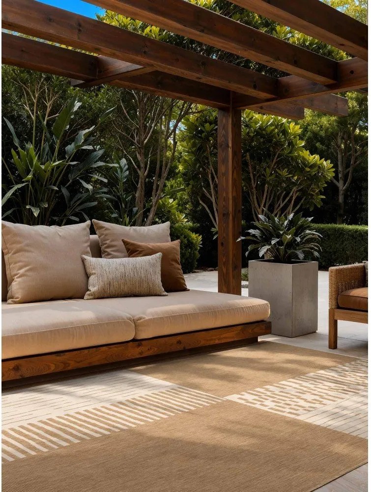 Tappeto da interno/esterno color crema/di colore naturale 200x300 cm Haringey Acacia – Ted Baker