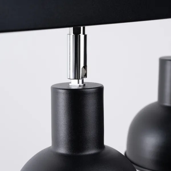 Sollux SL.1318 - Faretto ELBA 3xE27/15W/230V nero