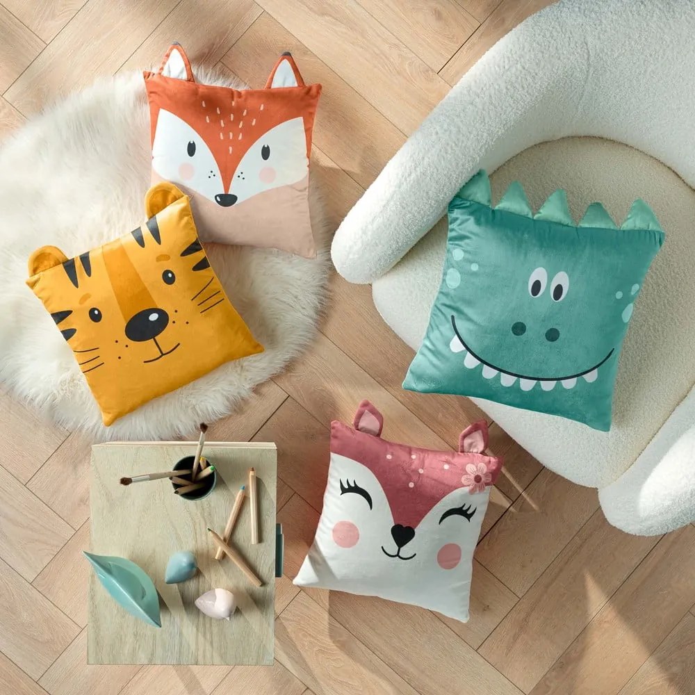 Cuscino per bambini in velluto 40x40 cm Bichette – douceur d'intérieur
