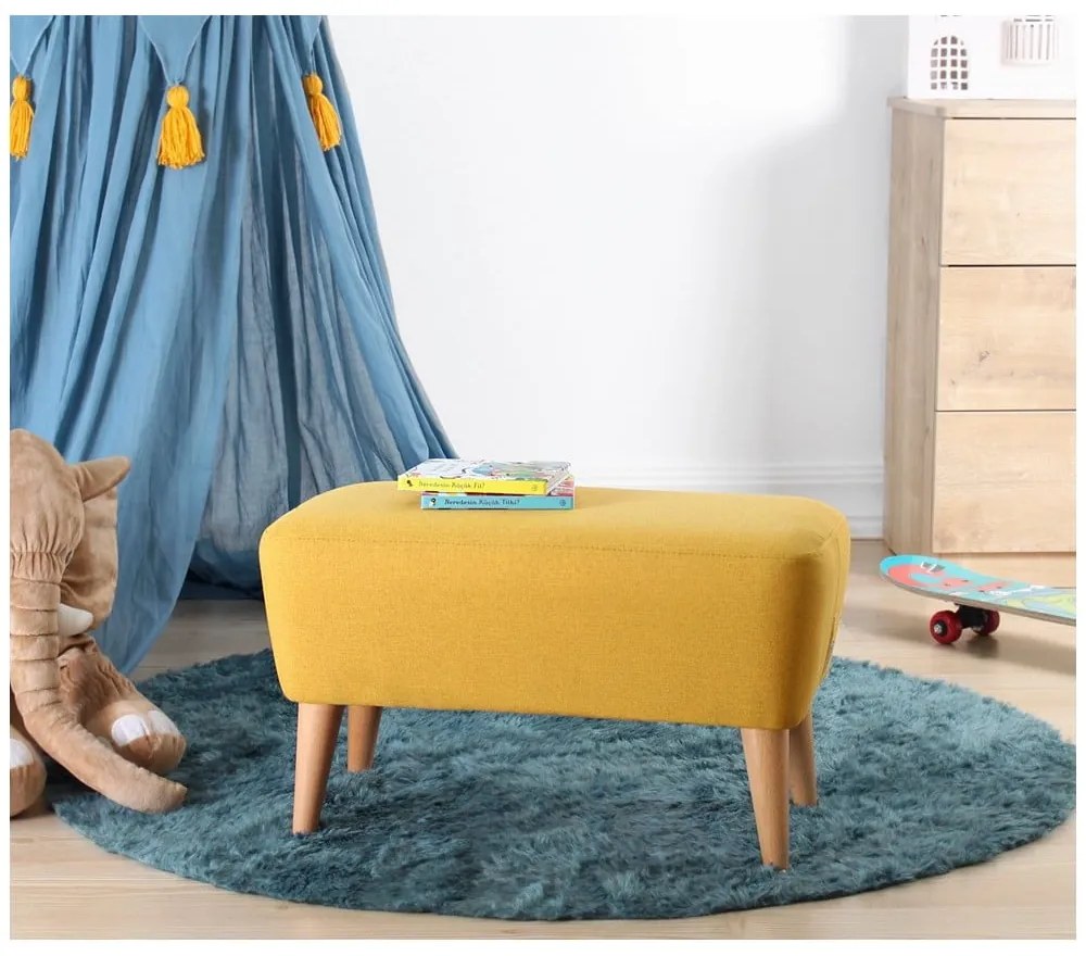 Pouf giallo per bambini Moouv - Artie