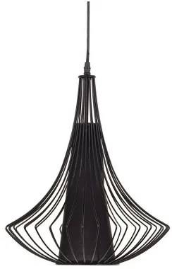 Lampadario Nero 30 x 30 x 45 cm Ferro Ø 30 cm