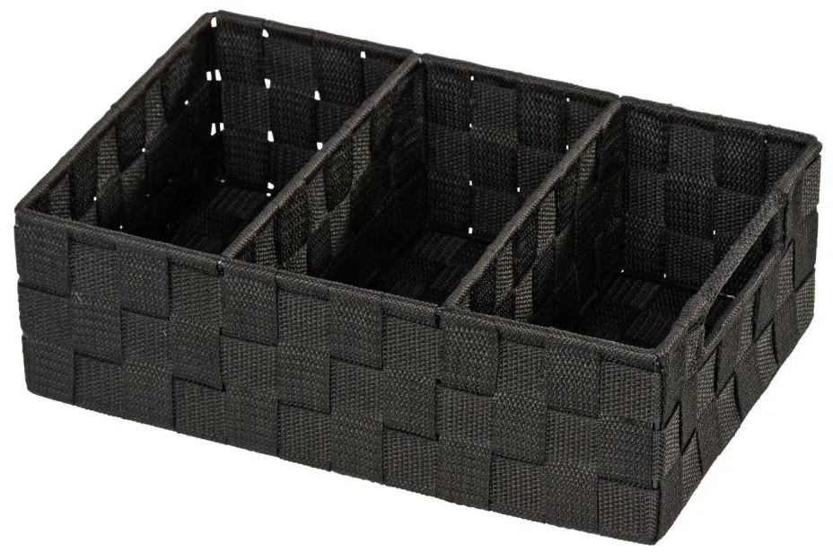 WENKO 20978100 - Organizer ADRIA 32x21 cm nero