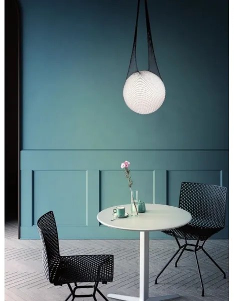 Redo 01-1974 - Lampadario LED a sospensione su cavo ALLURIA 1xE27/10W/230V Ø 40 cm