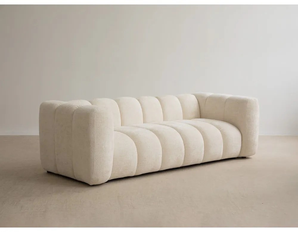 Divano angolare componibile verde con rivestimento in velluto Lupine – Micadoni