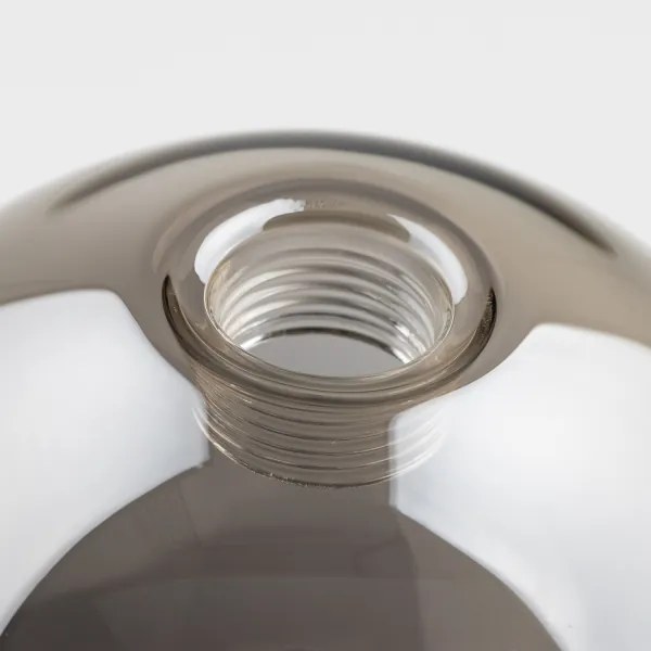 Brilagi-Vetro di ricambio per lampadario, applique e lampada MISTEL,MILLA diametro 15 cm fumé