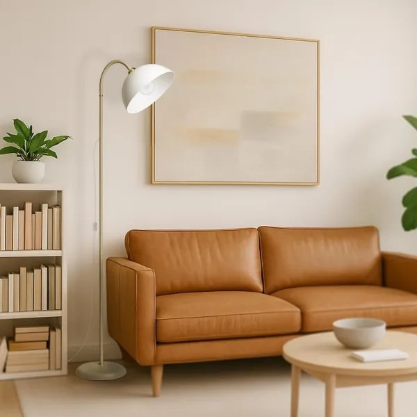 Lampada da terra ZACK 1xE27/15W/230V beige