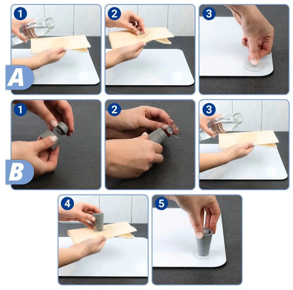 Coprifuoco in vetro temperato in set da 2 52x30 cm Kitchen Rules - Maximex