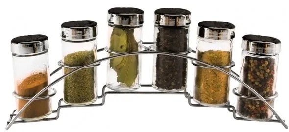 Set di 6 spezie con supporto 100 ml - Orion