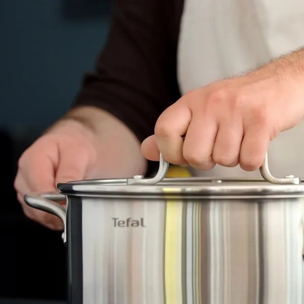 Tefal - Set di pentole 10 pz VIRTUOSO acciaio inossidabile