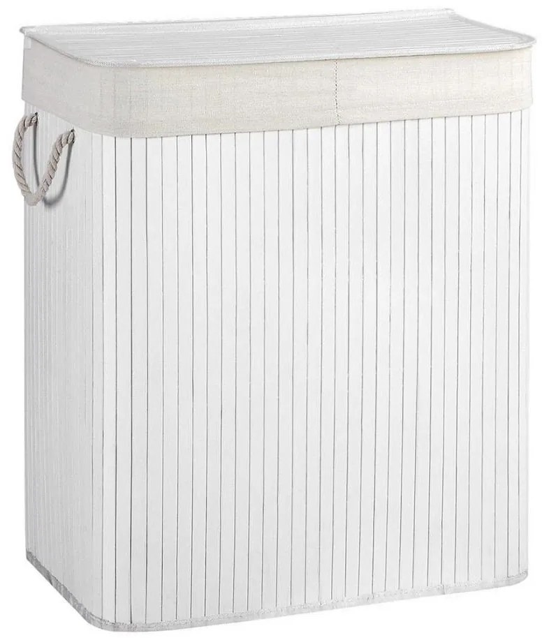 Cesto per la biancheria GUS bianco