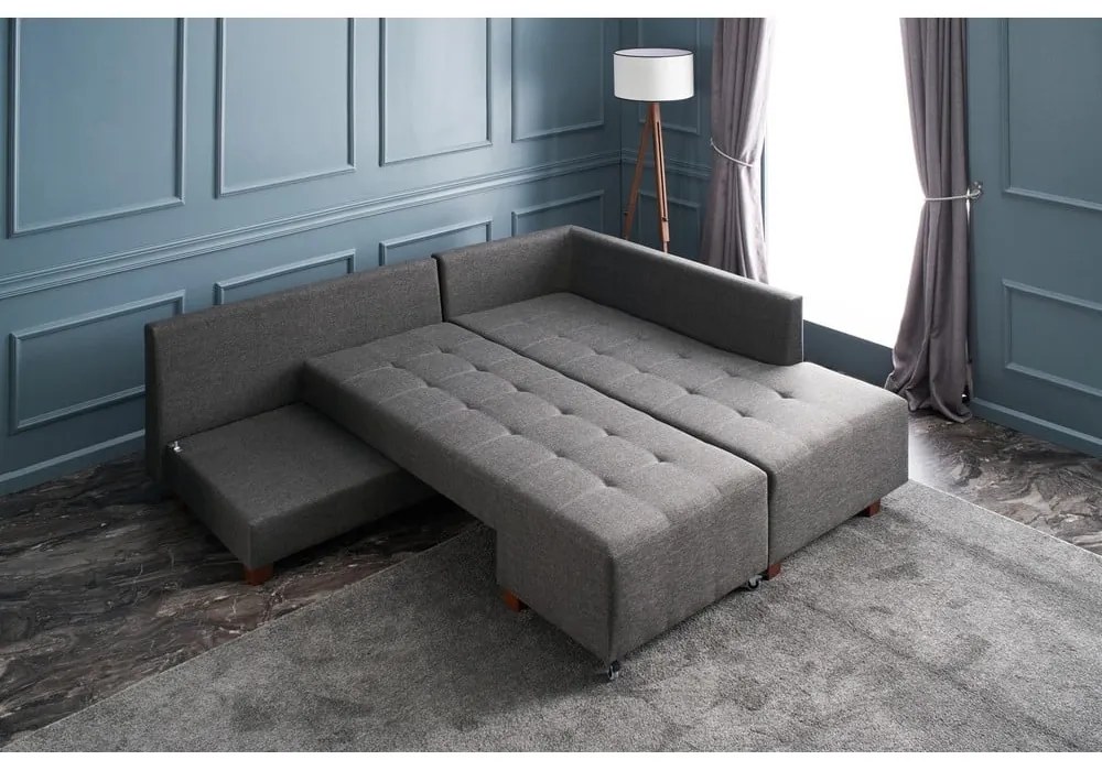Divano angolare grigio scuro (angolo destro) Manama - Balcab Home