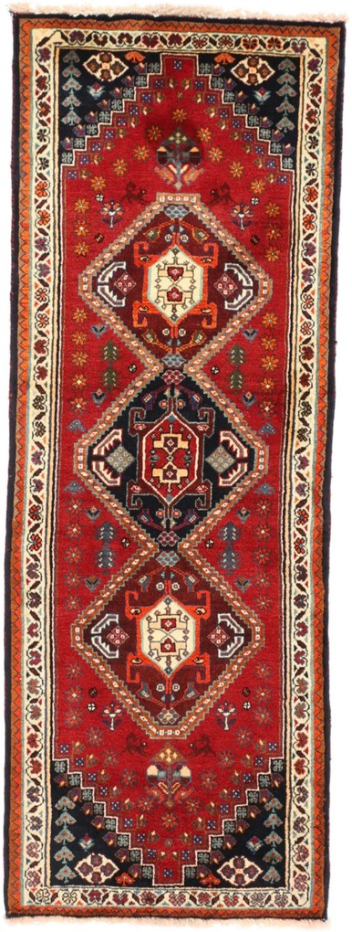 Shiraz Tappeto persiano 70x200 (Iran) Annodato A Mano