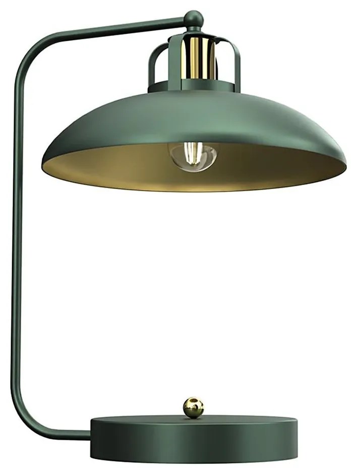 Brilagi - Lampada da tavolo FLAMENGO 1xE27/60W/230V verde