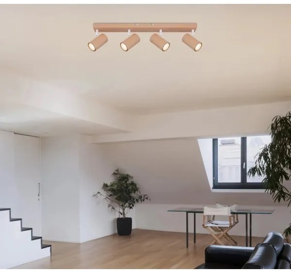 Globo 57911-4P - Faretto ROBBY 4xGU10/35W/230V arancione