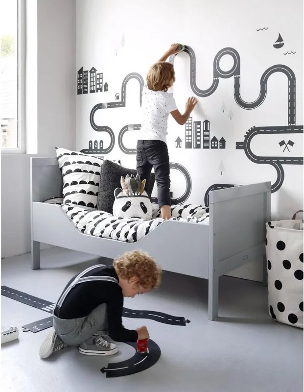 Fotomurale ESTA Disegno strada, bianco e nero 139X280 cm
