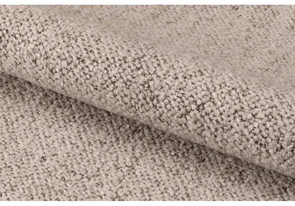 Poltrona beige con rivestimento in bouclé Oakfield – Actona