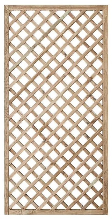 Pannello grigliato in legno STELMET maglia 60x60 mm L 90 x H 180 cm, spessore 45 mm