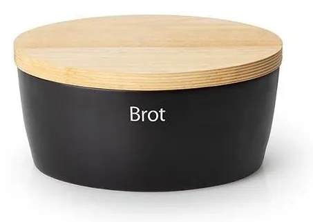 Continente C3731 - Portapane con coperchio 27x20x13,5 cm gomma fico