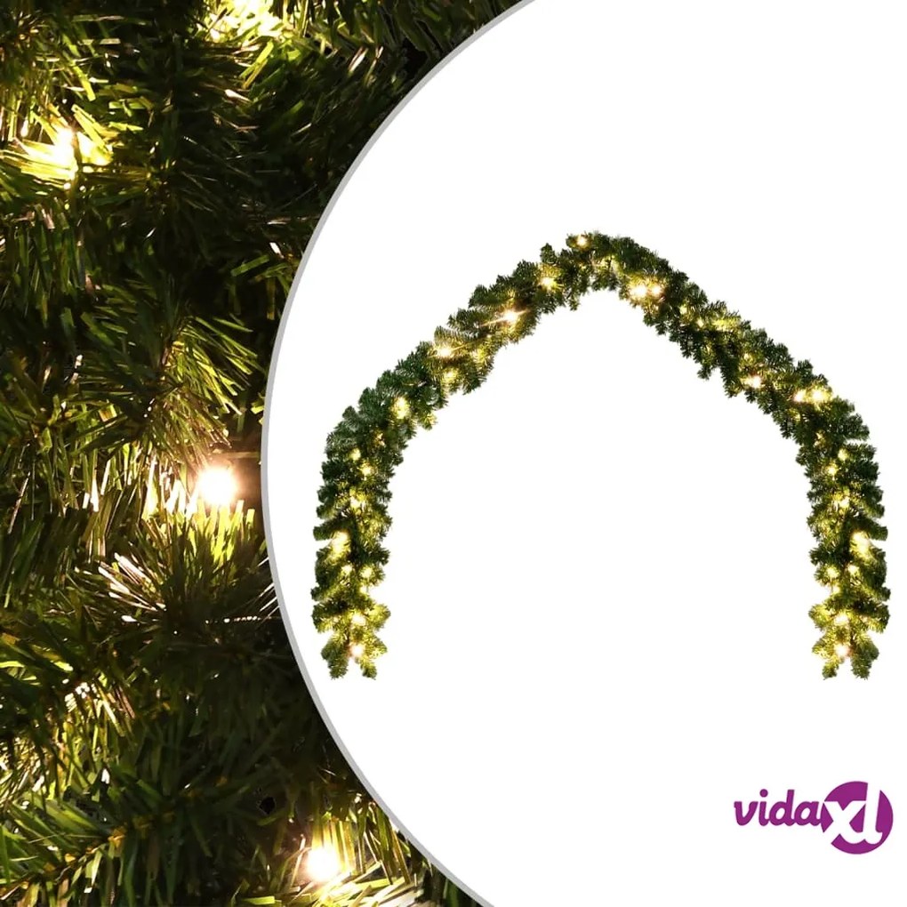 vidaXL Ghirlanda Natalizia con Luci a LED 5 m