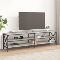 Mobile TV Grigio Sonoma 180x40x50 cm in Legno Multistratocod mxl 103762