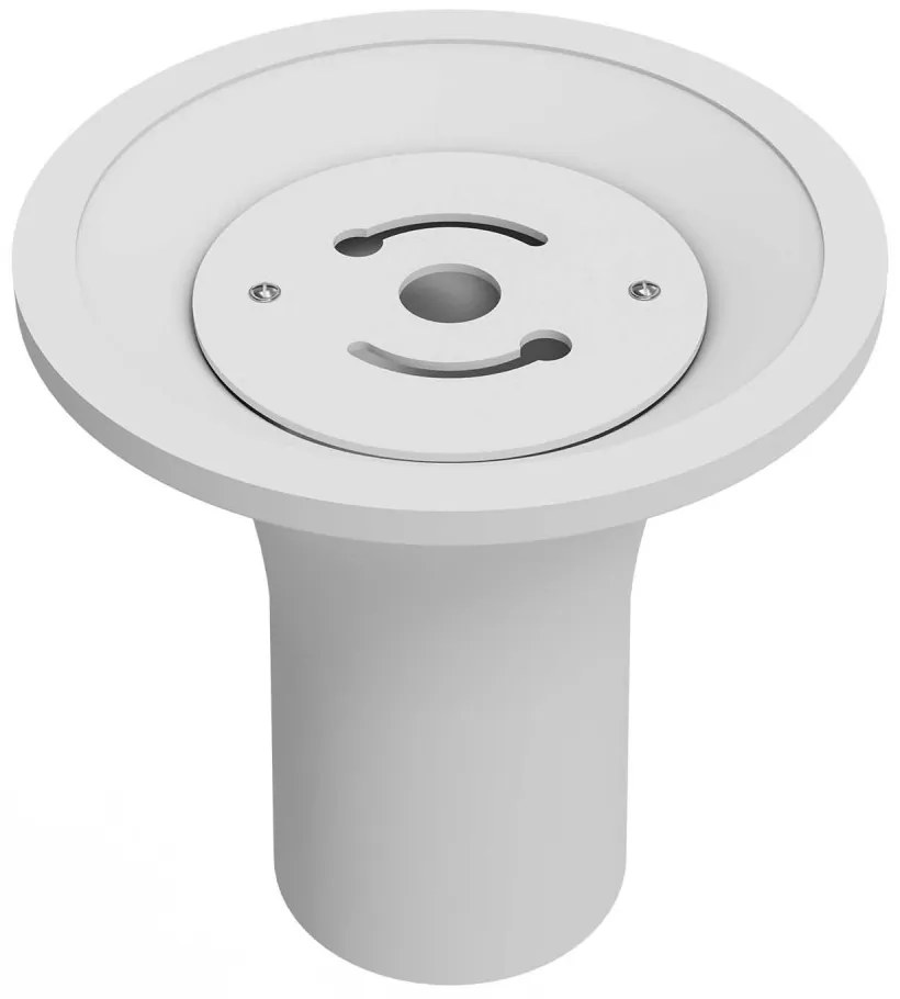 Plafoniera LED GU10 e GU5.3 in Gesso Pitturabile Rotonda Ø167x170mm Base GU10