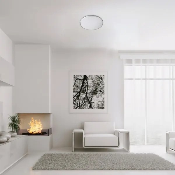 Rabalux 71131 - Lampada LED da soffitto ENGON 45W 230V 4000K argento 48 cm