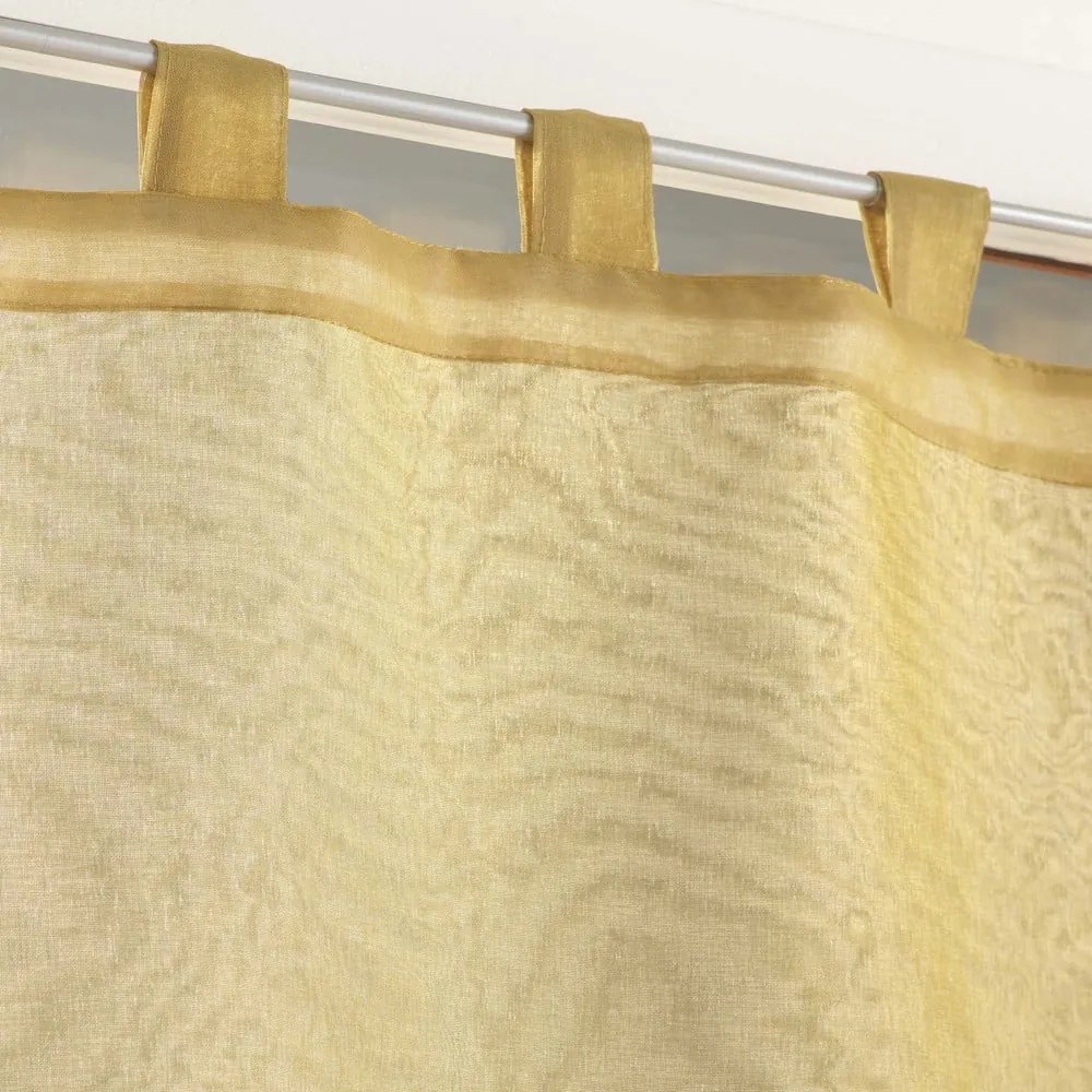 Tende gialle e bianche in set da 2 60x90 cm Duetto - douceur d'intérieur